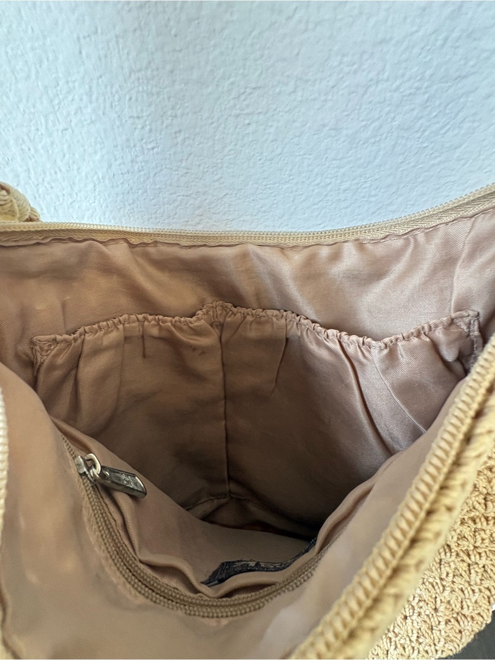 The Sak Crochet Crossbody Bag in Beige Tan - Picture 7 of 7